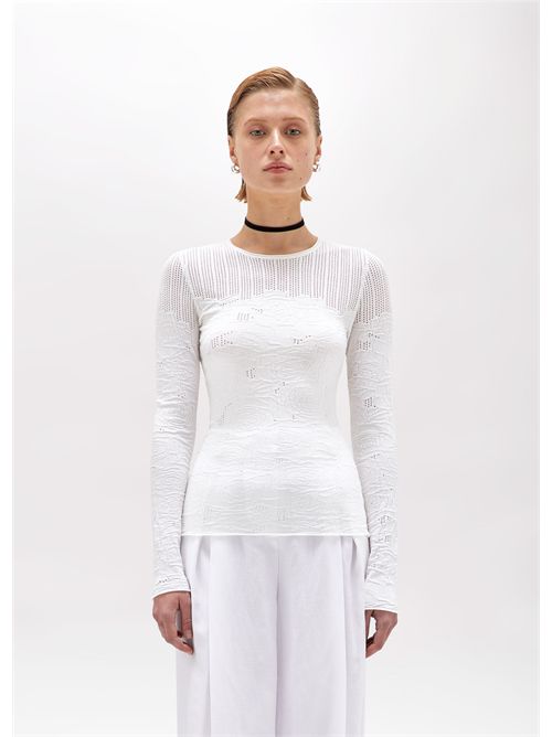 jersey woman white BLUGIRL BLUMARINE | RA5010MS99E/14300